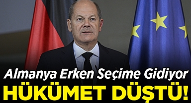 Almanya'da Hükümet Düştü: Erken Seçime Gidiliyor!