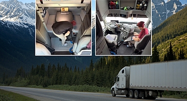 Amerika'da tırcılık yapan Türk şoför, 1 ayda 10 bin doları aştı!