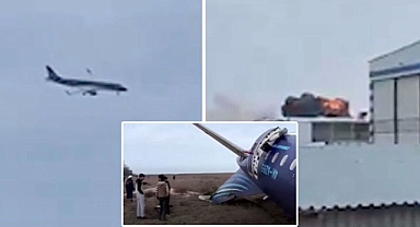 Kazakistan'da facia! Yolcu uçağı düştü: İçinde 75 kişi vardı