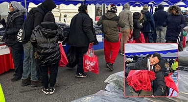 New Jersey'de belediye yoksul aileleri unutmadı: Giving Tuesday kapsamında kışlık yardım yapıldı