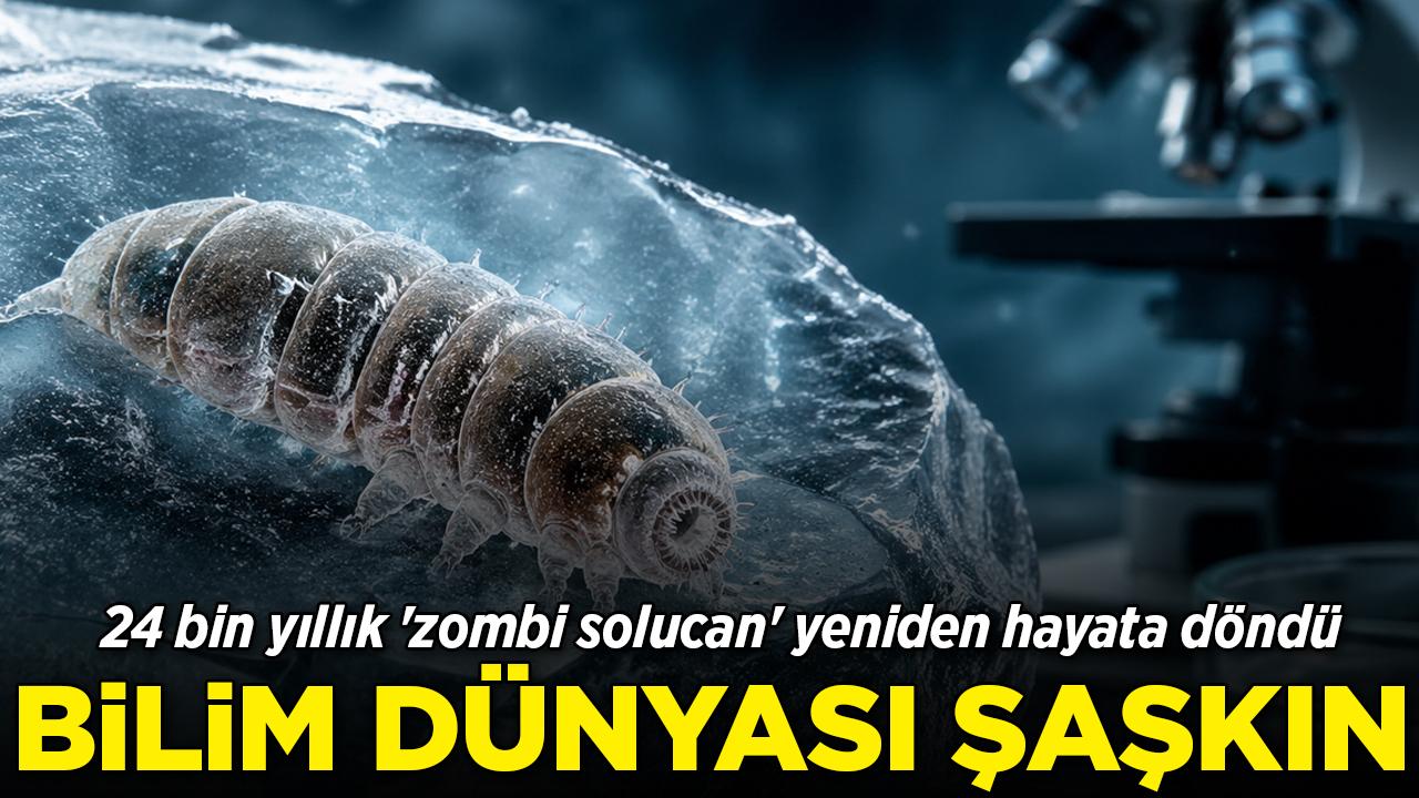 24 bin yıllık 'zombi solucan' yeniden hayata döndü!