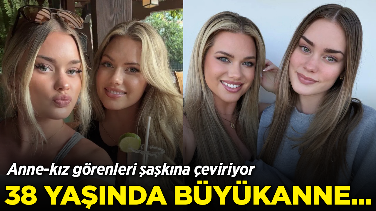 38 yaşında büyükanne oldu! Görenleri şaşkına çeviriyor