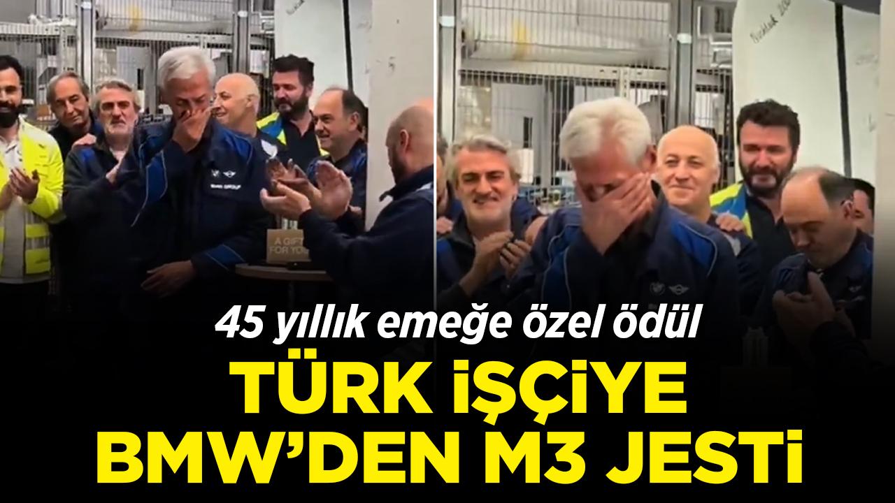 45 yıllık emeğe özel ödül: Türk işçiye BMW'den M3 jesti