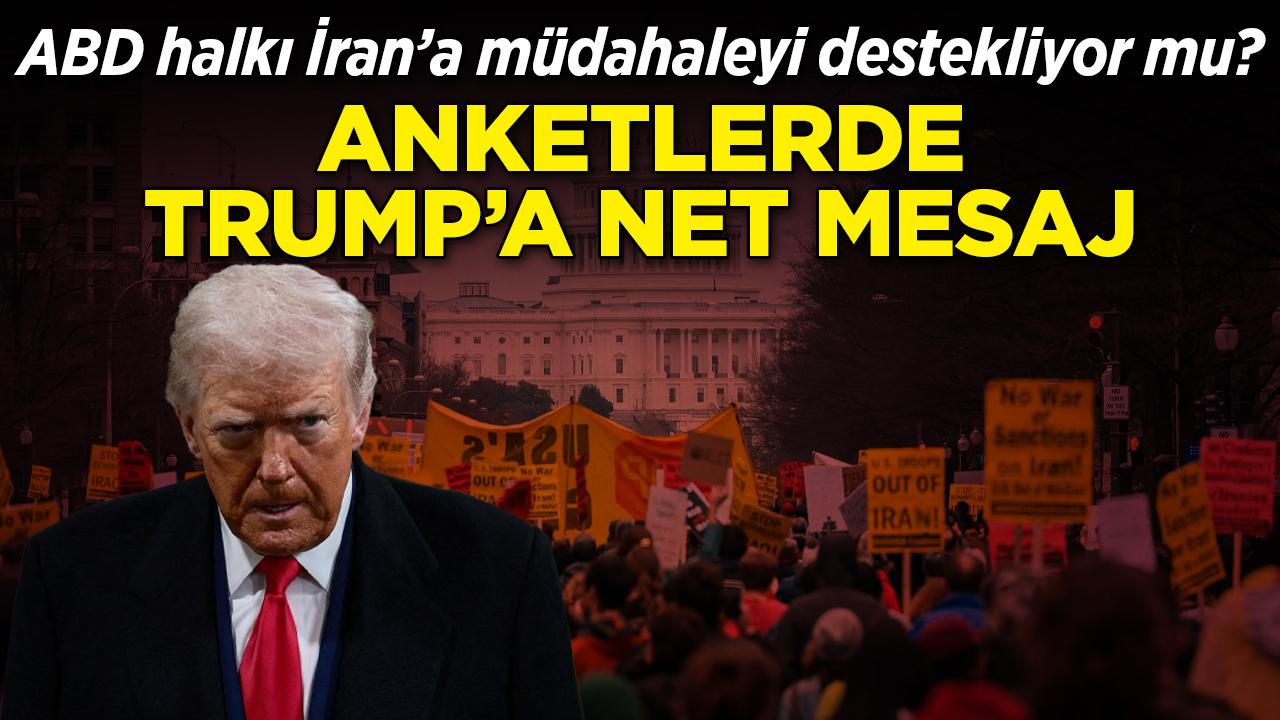 ABD halkı İran'a askeri müdahaleye karşı