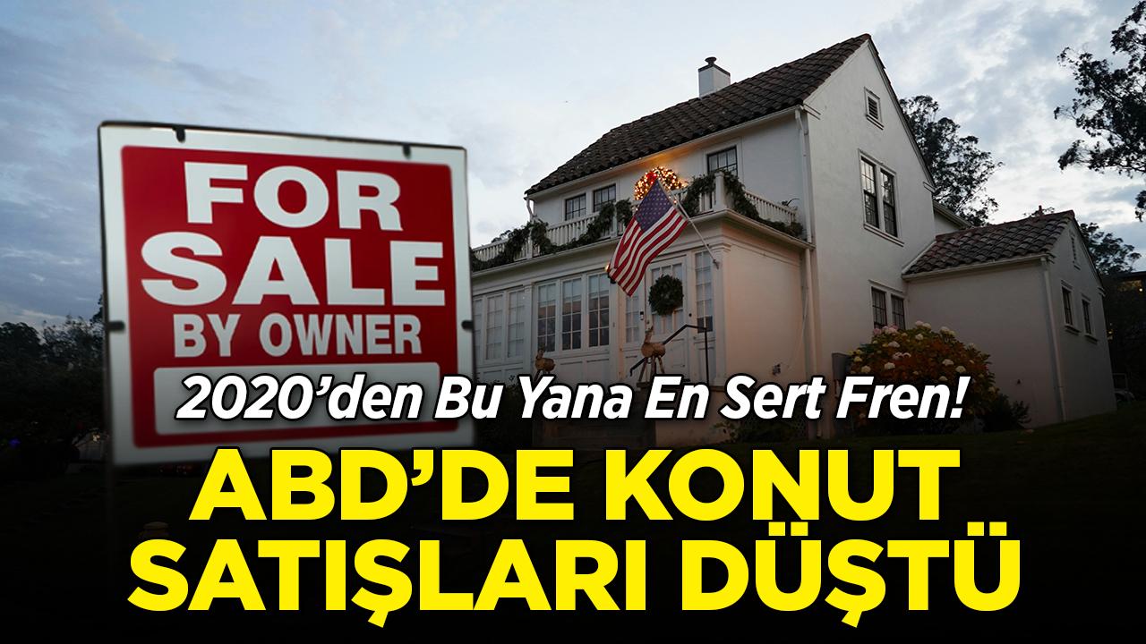 ABD konut piyasasında alarm zilleri: Aralık verileri sert daralmaya işaret etti