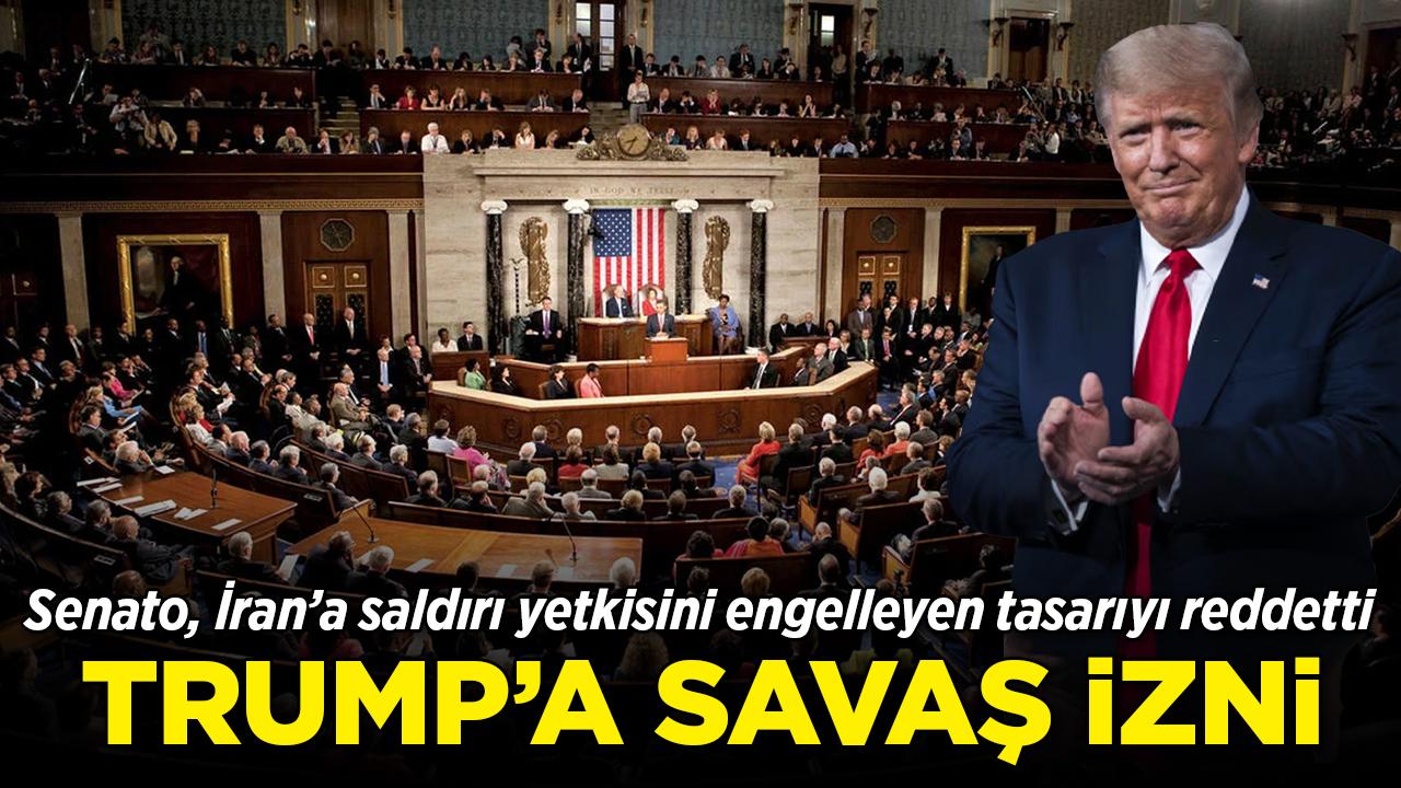 ABD Senatosu'ndan Donald Trump'a 'savaş' izni