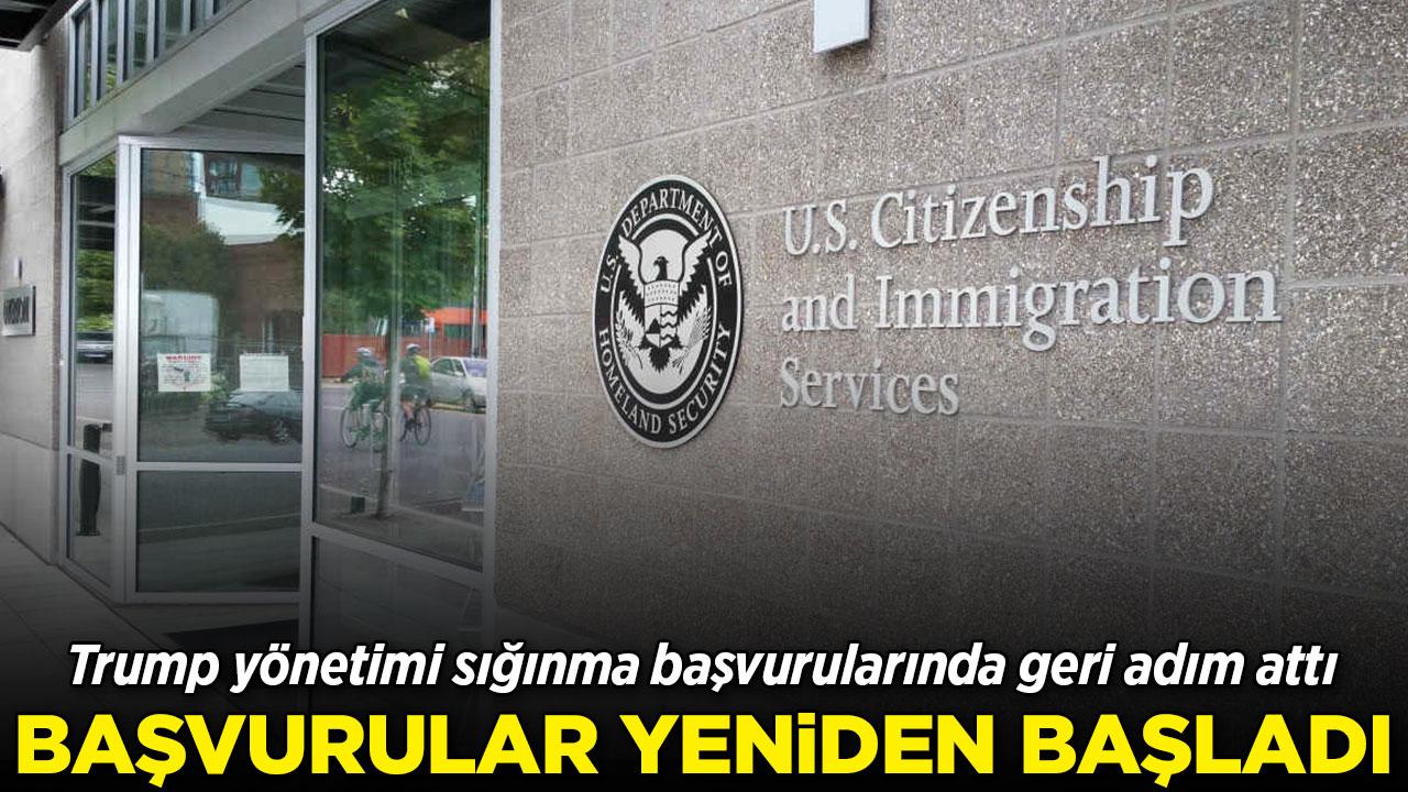 ABD sığınma politikasında geri adım!