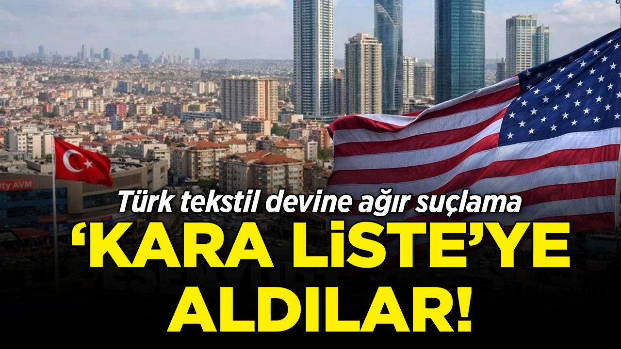 ABD, Türk tekstil devini yaptırım listesine aldı