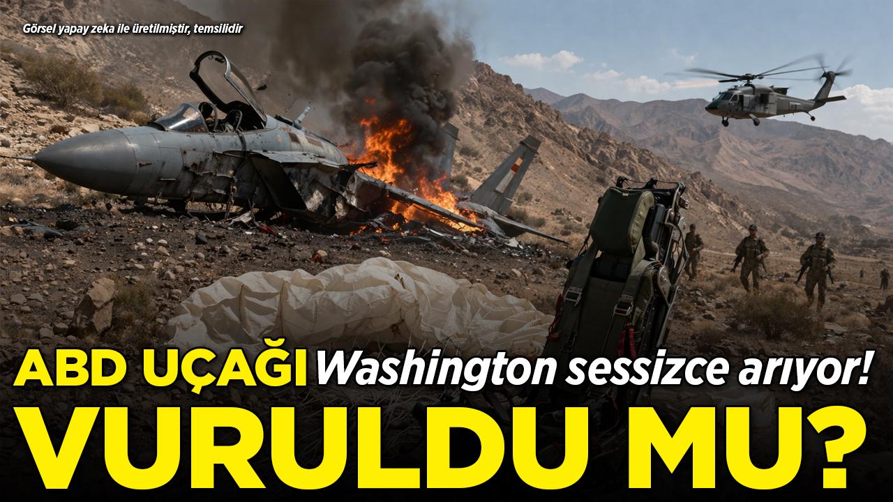 ABD uçağı vuruldu iddiası: Washington sessizce arıyor