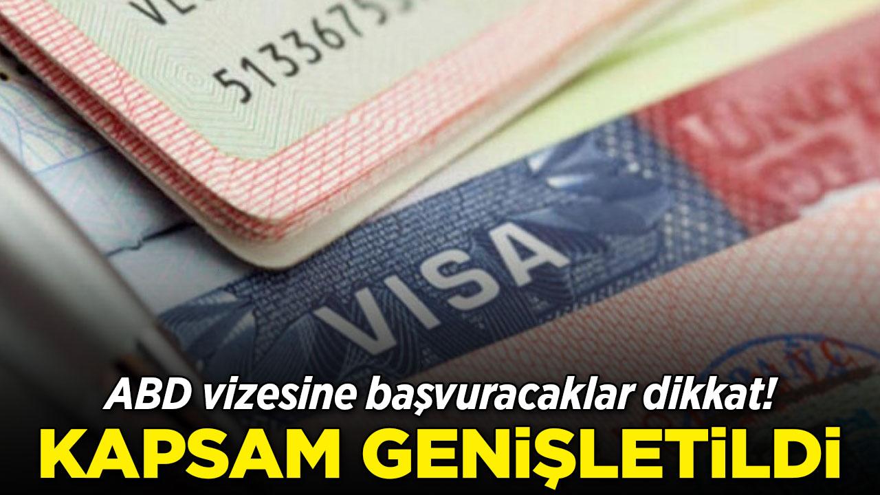 ABD vizesinde 'sosyal medya' kapsamı genişletildi