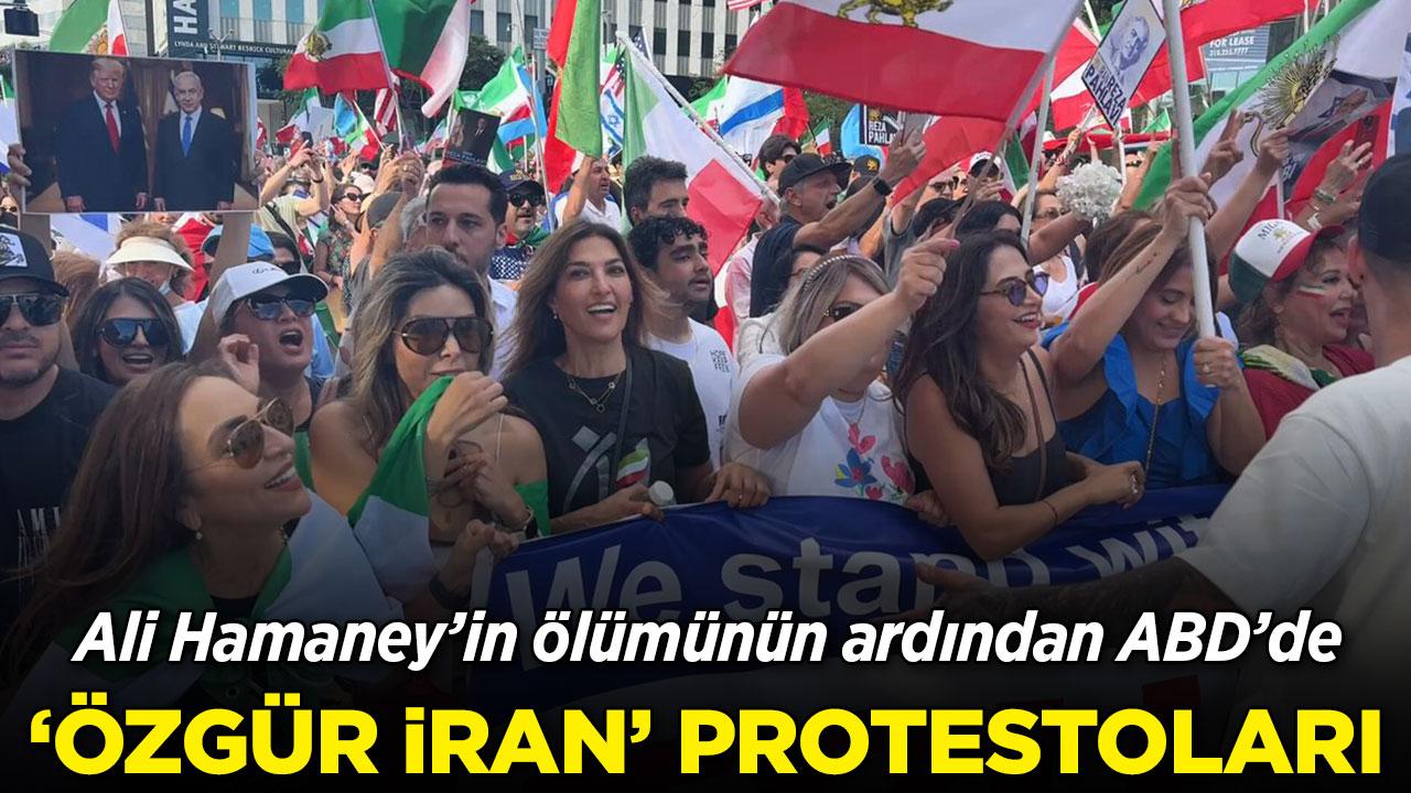 ABD'de binlerce kişi 'Özgür İran' için sokağa çıktı
