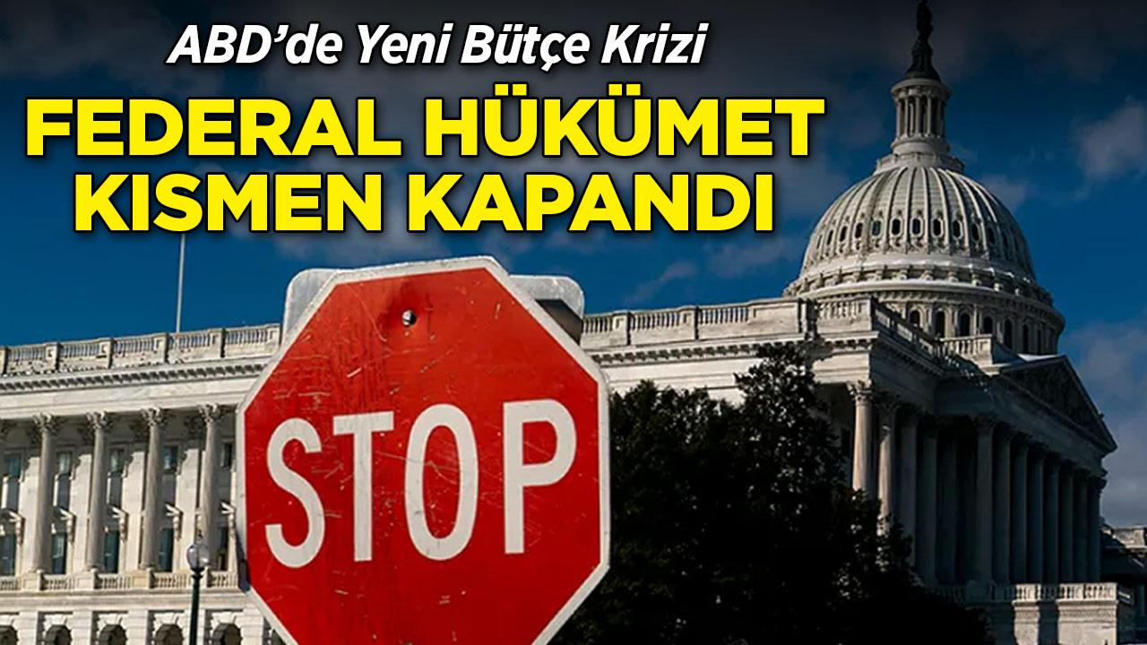ABD'de bütçe krizi: Hükümet kısmen kapandı