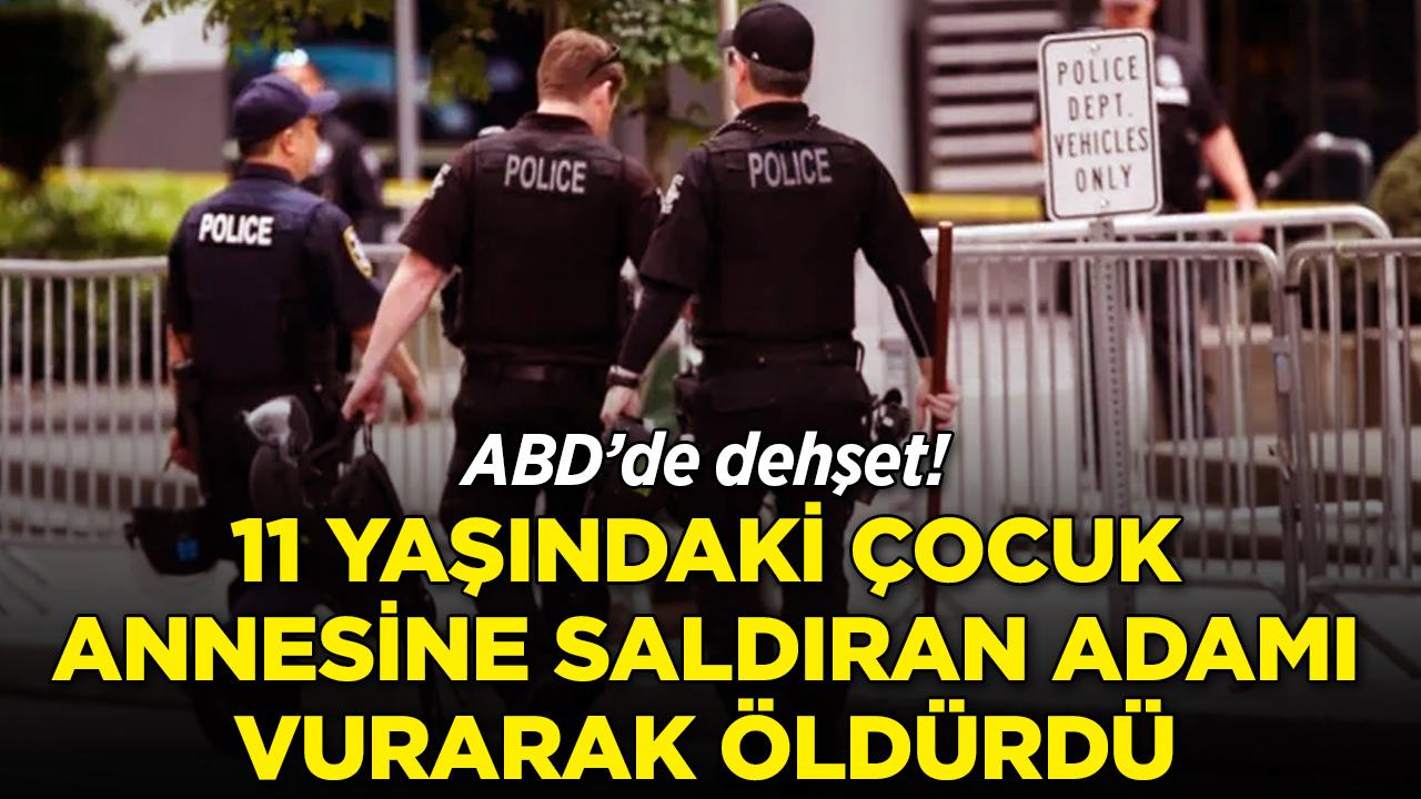 ABD'de dehşet! 11 yaşındaki çocuk annesine saldıran adamı vurarak öldürdü
