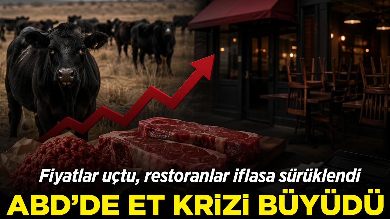 ABD'de et krizi büyüdü: Restoranlar iflas etti