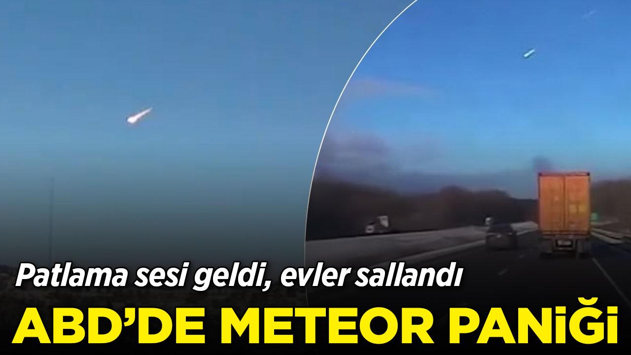 ABD'de gökyüzünde meteor paniği