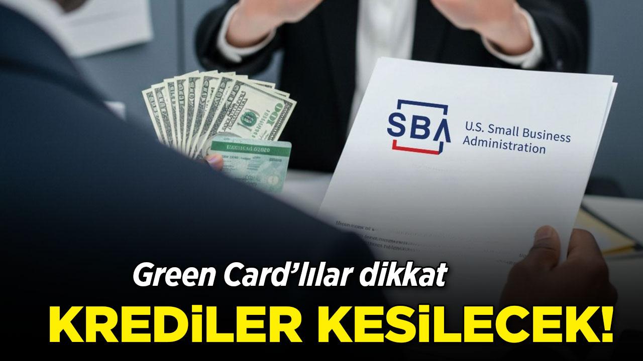 ABD'de Green Card sahiplerine kredi şoku