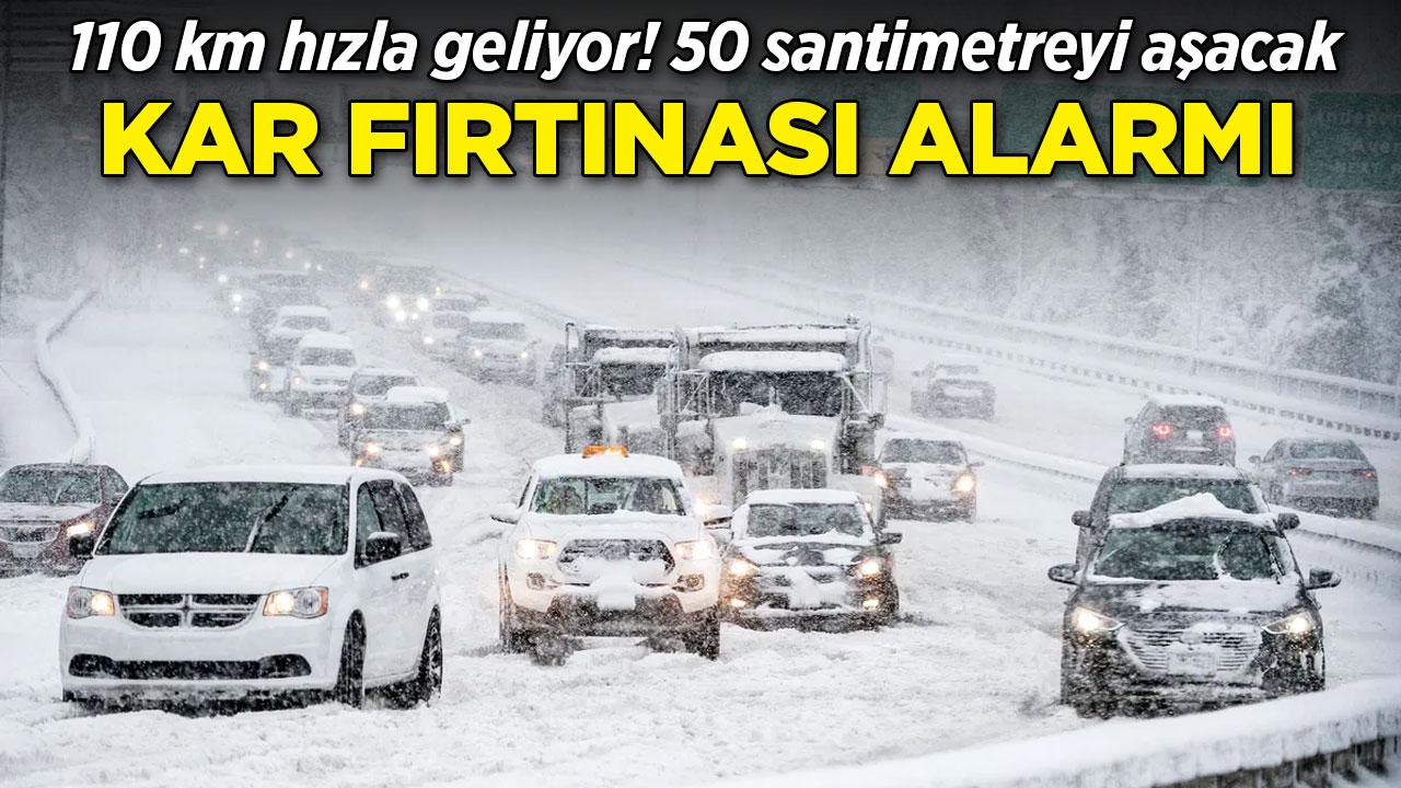 ABD'de kar fırtınası alarmı