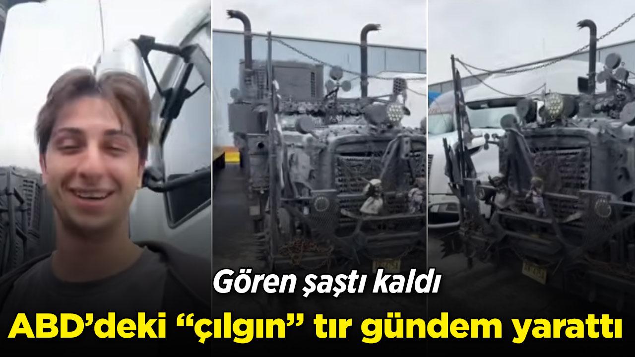 ABD'de "Mad Max" tarzı tır gündem oldu