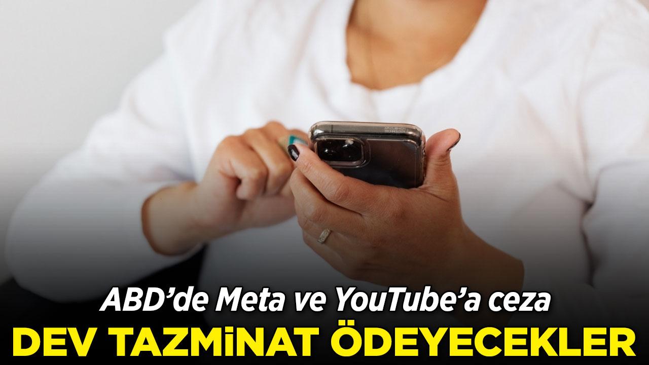 ABD'de Meta ve YouTube'a "bağımlılık" cezası