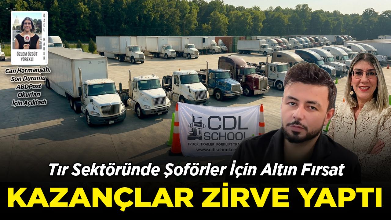 ABD'de Tır Piyasasında Kazançlar Artıyor: Sektördeki Şoförler İçin Büyük Fırsat!t