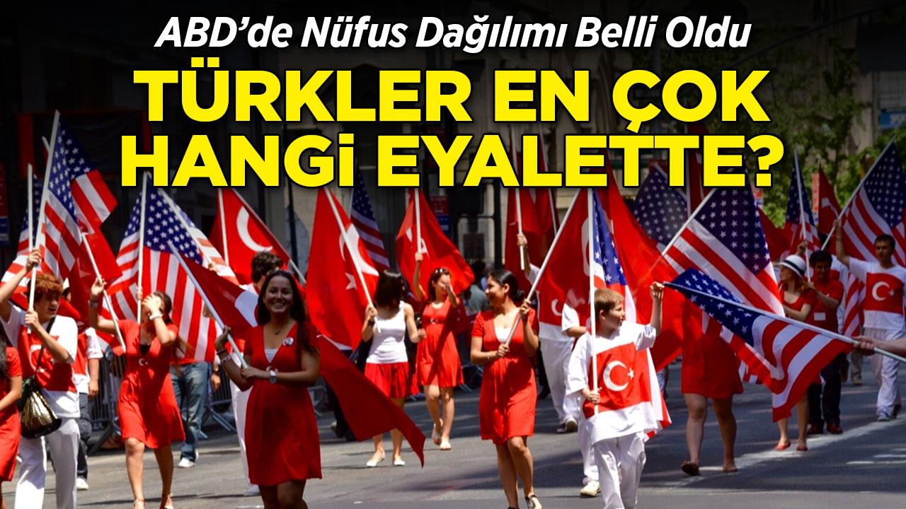 ABD'de Türk nüfusunun en yoğun olduğu 25 eyalet