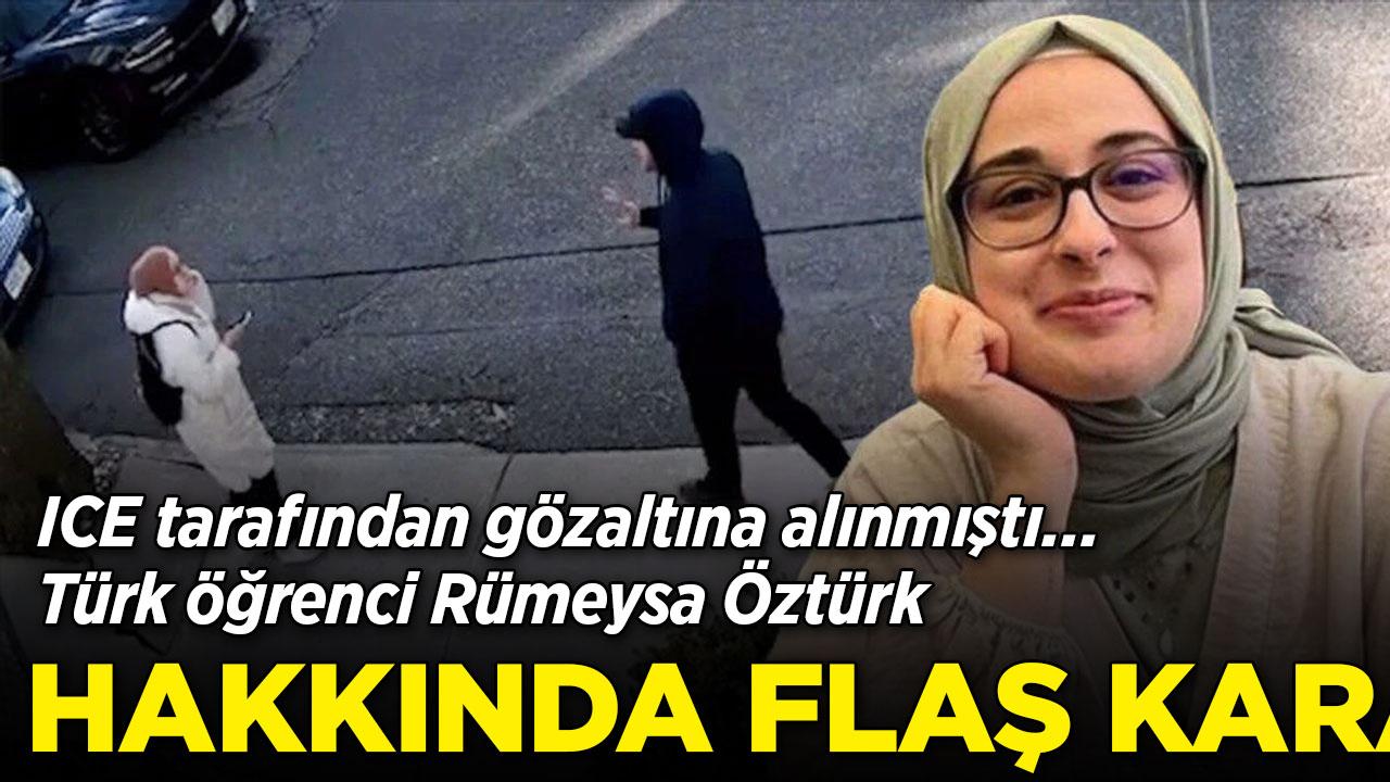 ABD'de Türk öğrenciye 'sınır dışı' şoku mahkemeden döndü