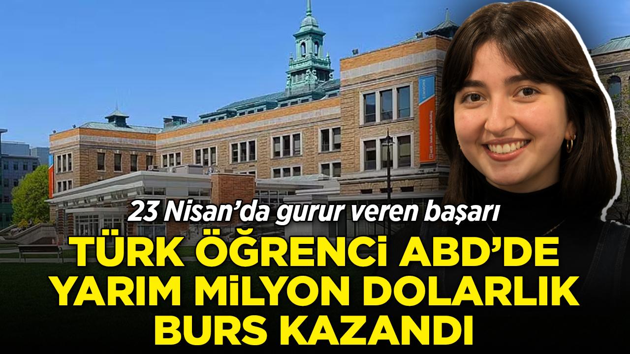 ABD'de Türk öğrenciye yarım milyon dolarlık burs