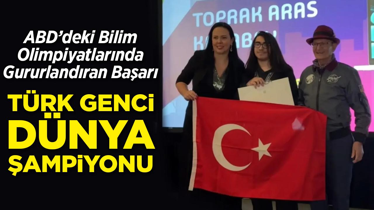 ABD'deki olimpiyatlarda Türk öğrenci dünya birincisi oldu