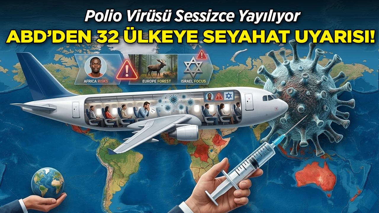 ABD'den 32 Ülkeye Seyahat Uyarısı: Polio Virüsü Yayılıyor! !