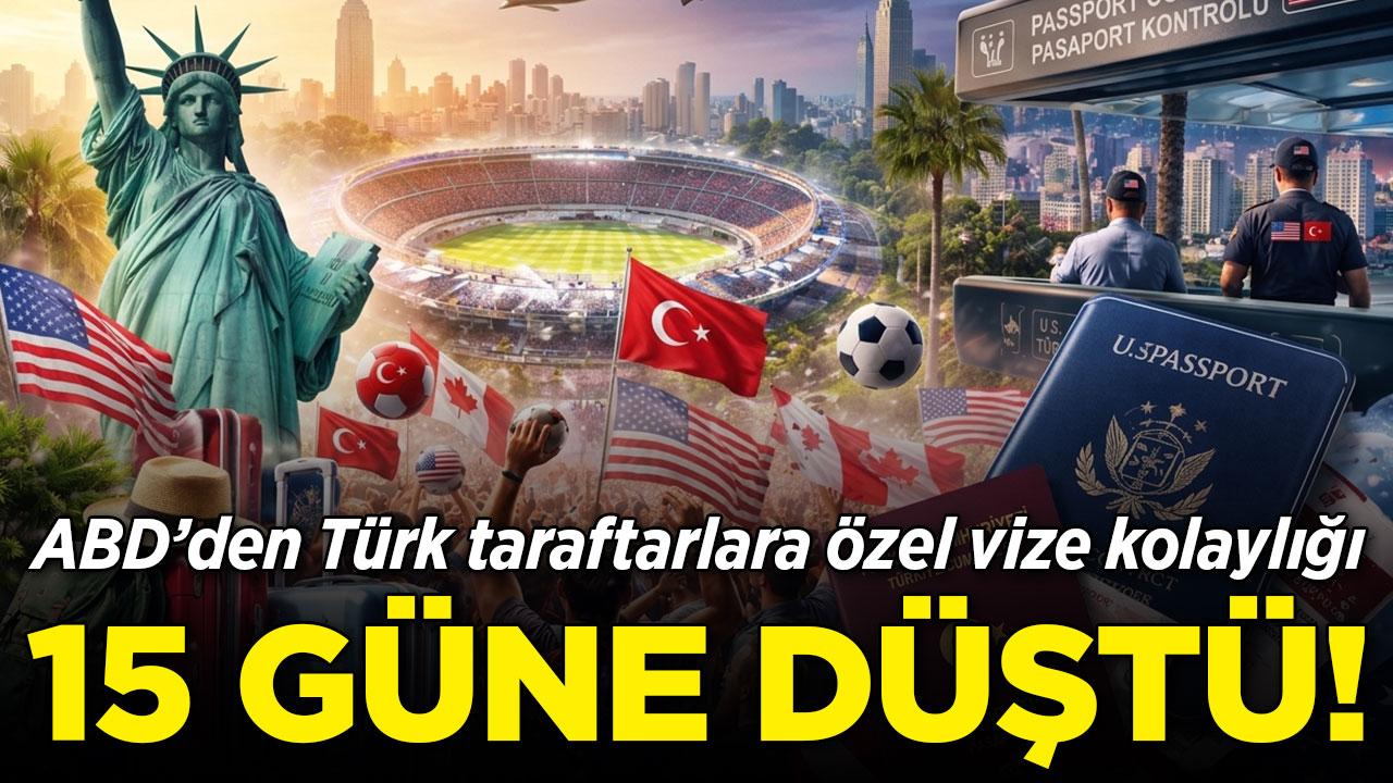 ABD'den Türk taraftarlara vize kolaylığı