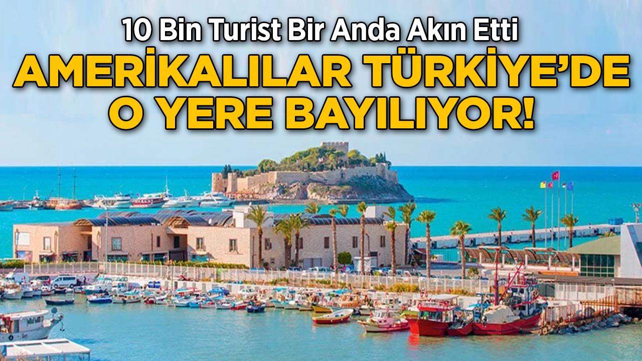 ABD'liler Türkiye'de O Yere Bayılıyor! 10 Bin Turist Bir Anda Akın Etti