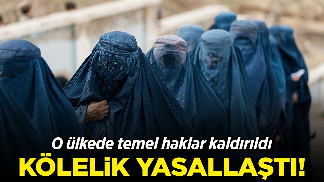 Afganistan'da kölelik yasallaştı