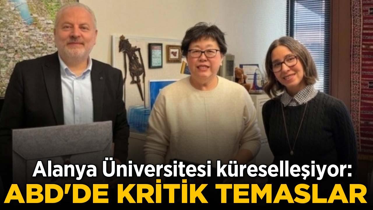 Alanya Üniversitesi'nden ABD'de dev iş birliği hamlesi
