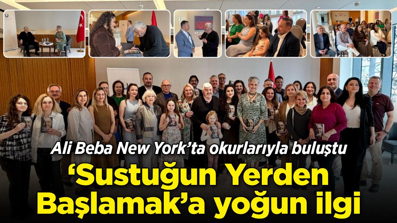Ali Beba New York'ta okurlarıyla buluştu