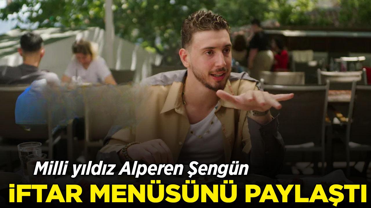 Alperen Şengün'ün iftar menüsü