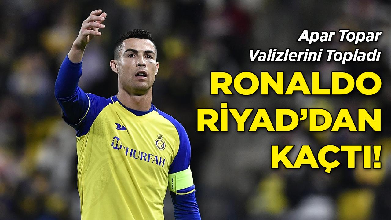 Apar Topar Valizlerini Topladı: Ronaldo Riyad'dan Kaçtı