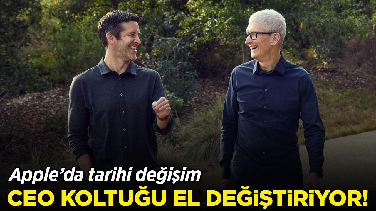 Apple'da CEO koltuğu el değiştiriyor