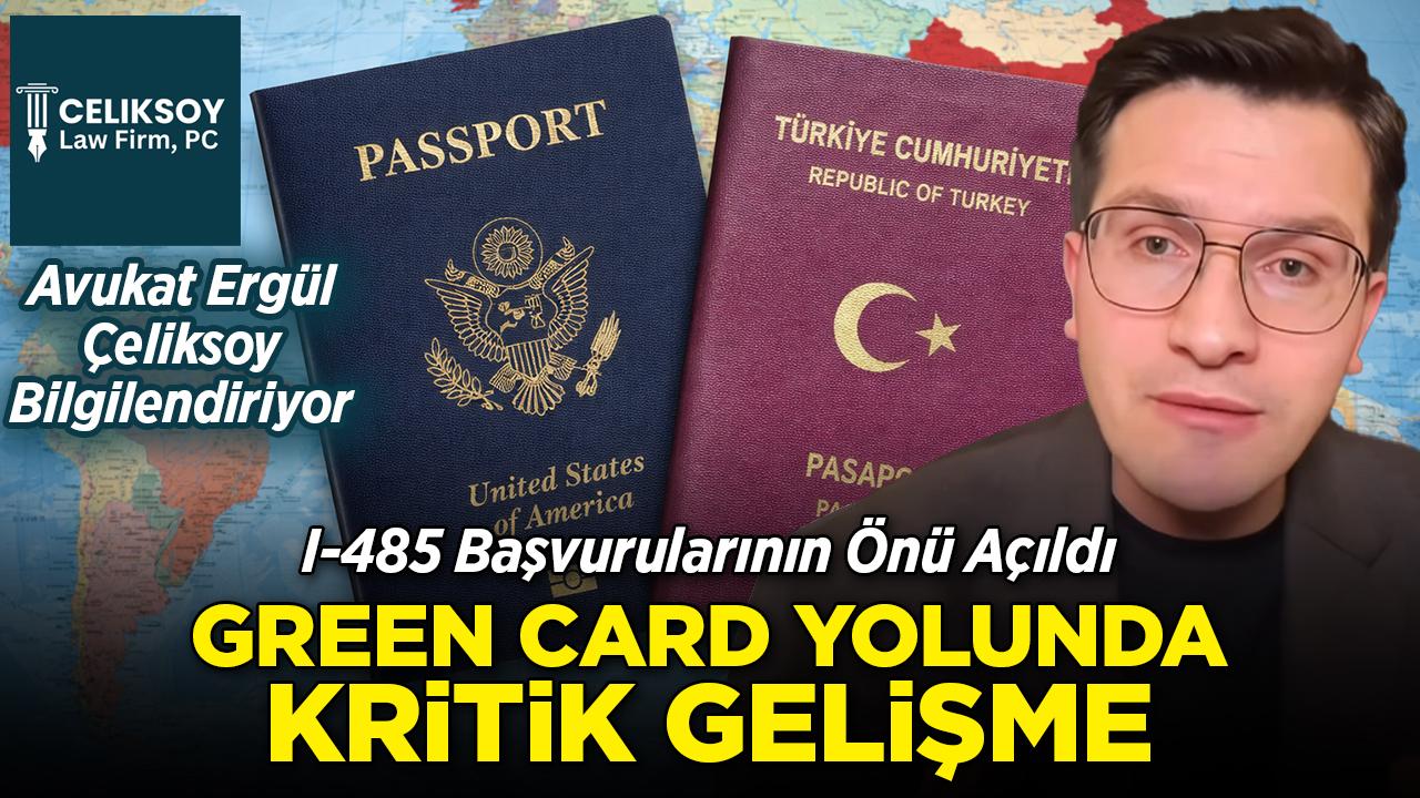 Avukat Ergül Çeliksoy bilgilendiriyor! ABD vize bülteni yayımlandı