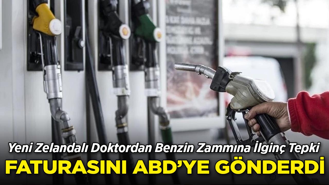 Benzin Zammına İsyan Etti:: Faturasını ABD'ye Yolladı