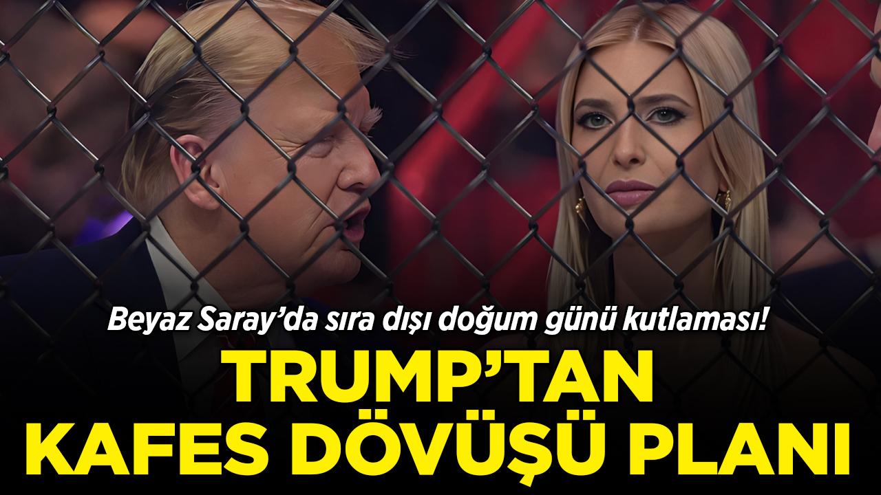 Beyaz Saray'da sıra dışı kutlama! Trump'tan kafes dövüşü planı
