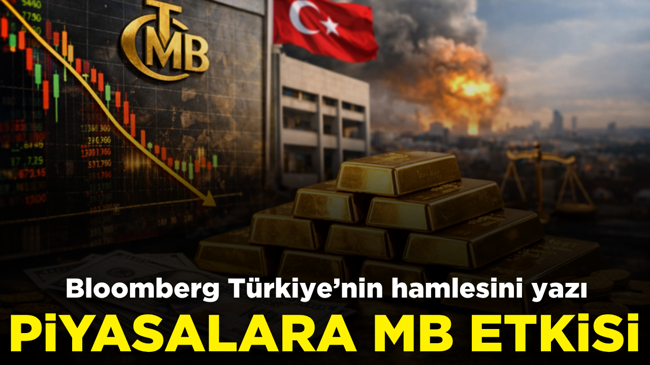 Bloomberg: TCMB'nin 60 tonluk altın satışı fiyatları baskıladı