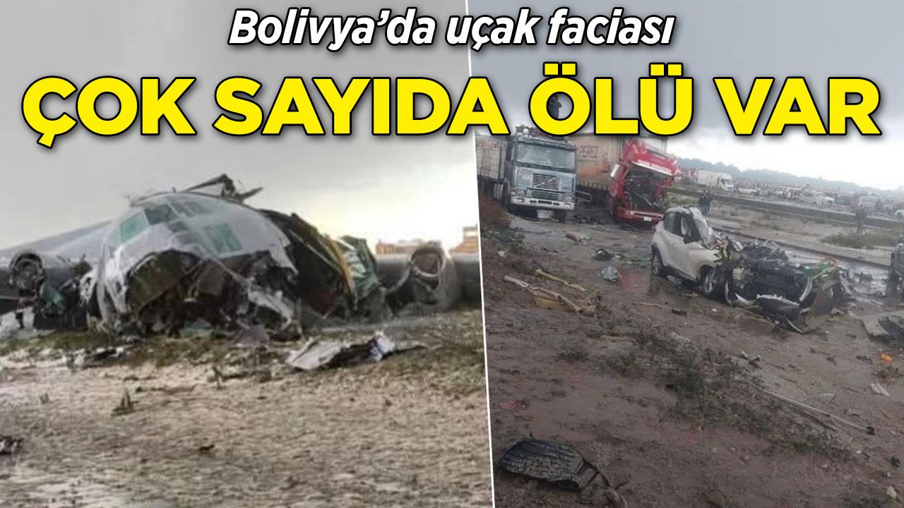 Bolivya'da para taşıyan askeri uçak düştü