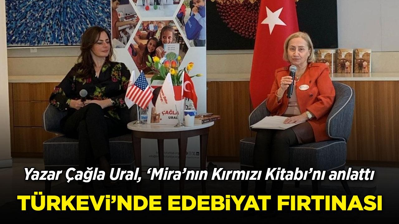 Yazar Çağla Ural, Türkevi'nde söyleşi verdi