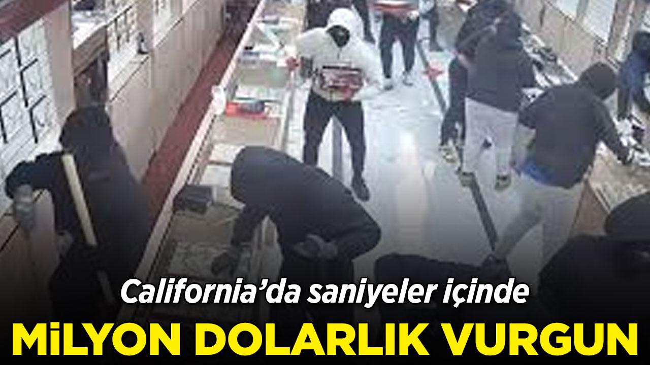 California'da 70 saniyelik soygun