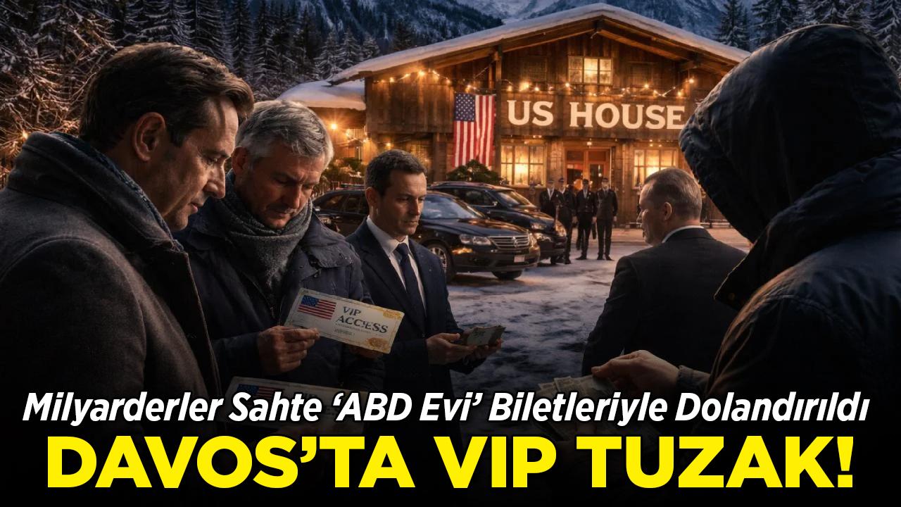 Davos'ta VIP tuzak: Milyarderler sahte "ABD Evi" biletleriyle dolandırıldı