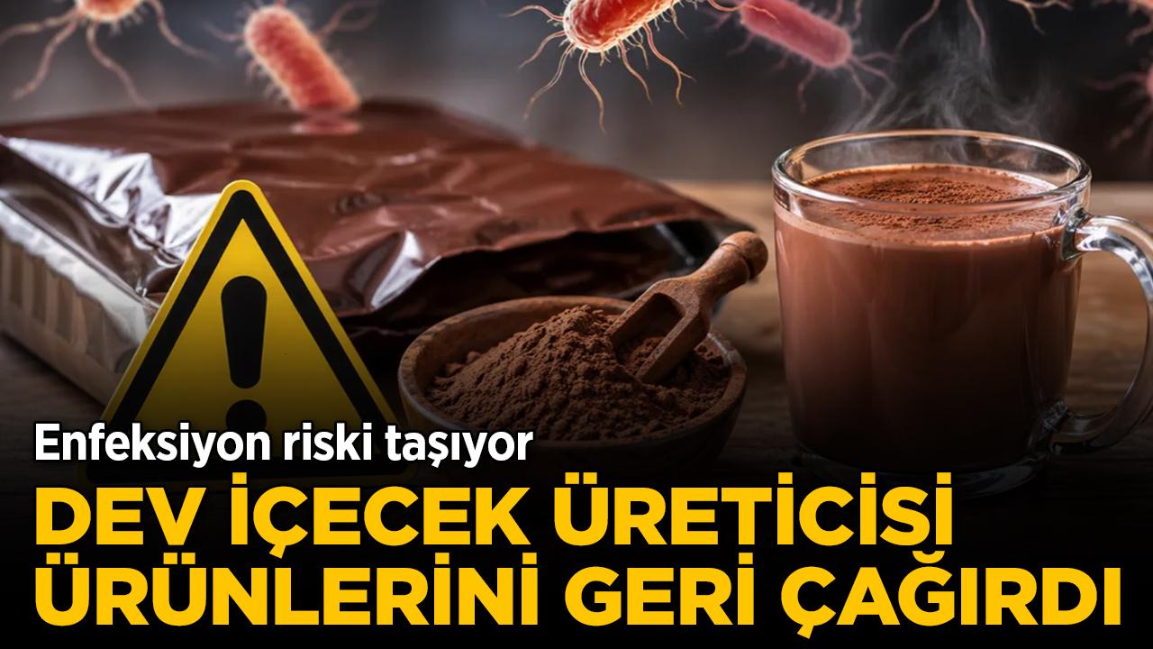 Dev içecek üreticisi ürünlerini geri çağırdı