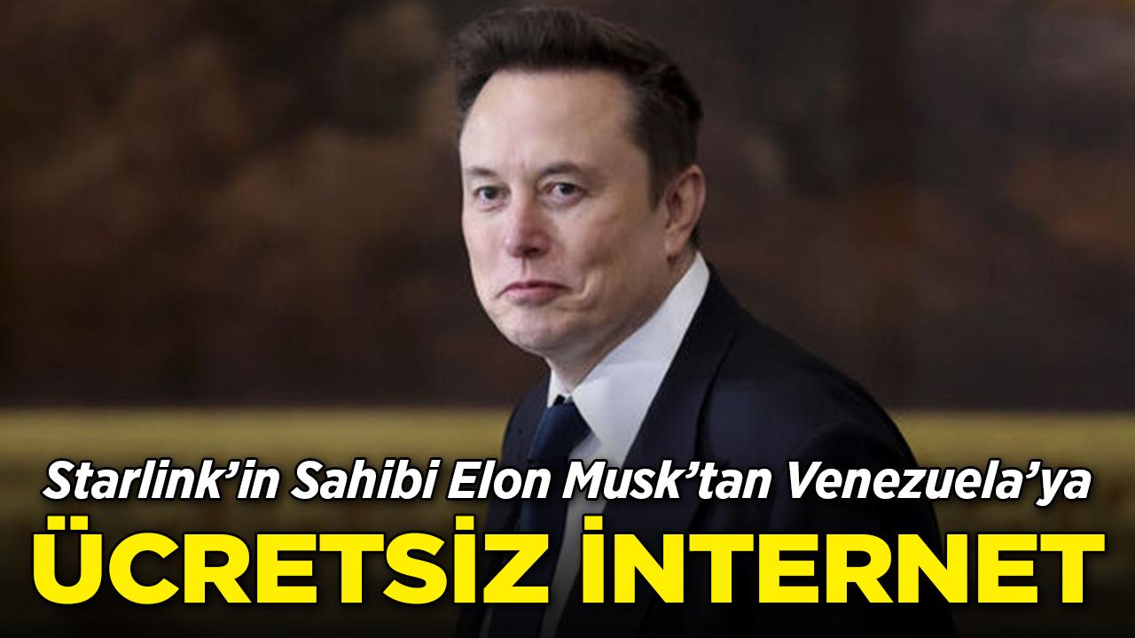 Elon Musk'tan Venezuela'ya Ücretsiz İnternet Desteği