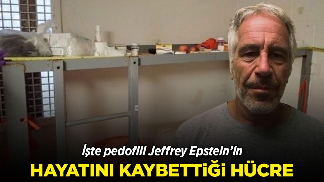 Epstein'ın kaldığı hücrenin görüntüleri ilk kez yayınlandı