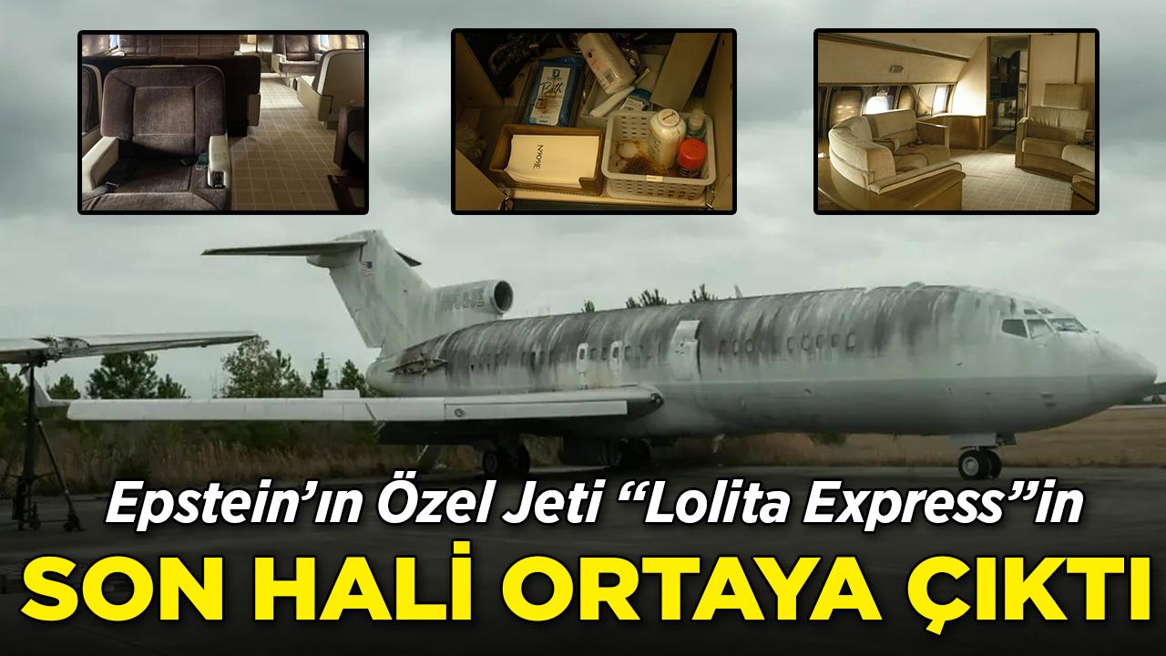 Epstein'ın Özel Jeti "Lolita Express"in Son Hali Ortaya Çıktı