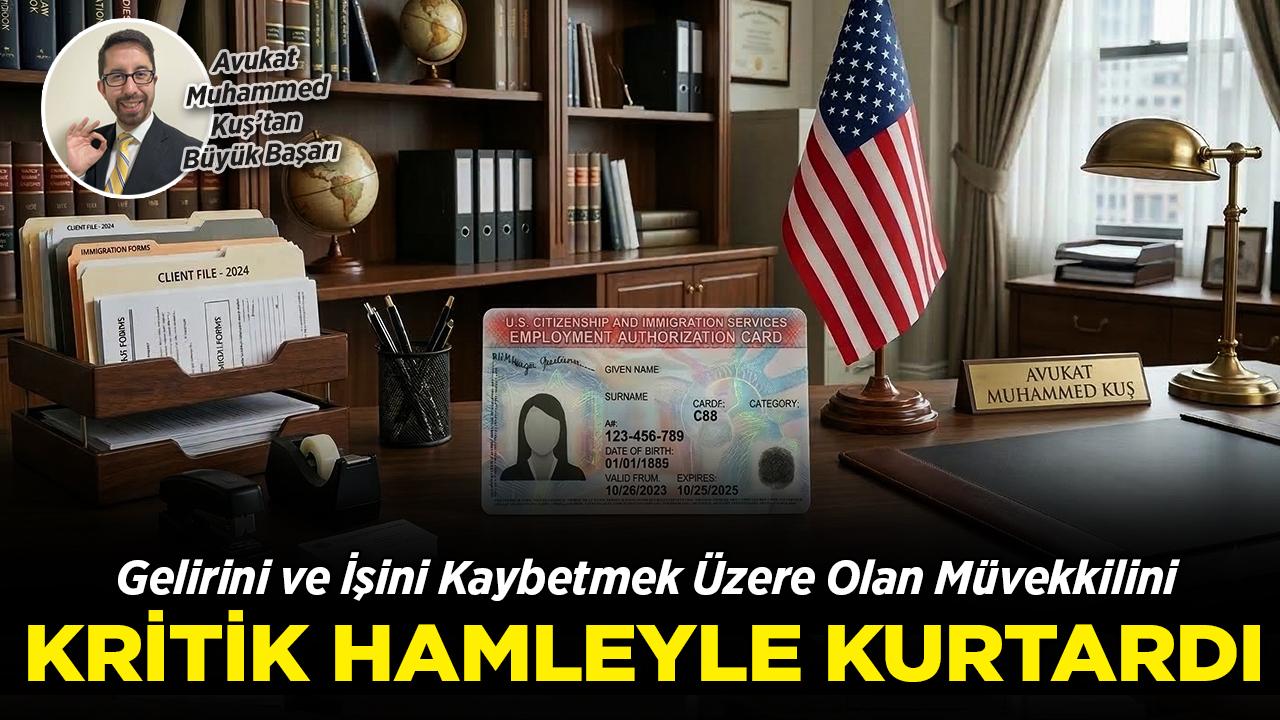 Gelirini Ve İşini Kaybetmek Üzere Olan Müvekkili Kritik Hamleyle Kurtardı: Avukat Muhammet Kuş'tan Büyük Başarı